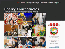 Tablet Screenshot of cherrycourtstudios.com